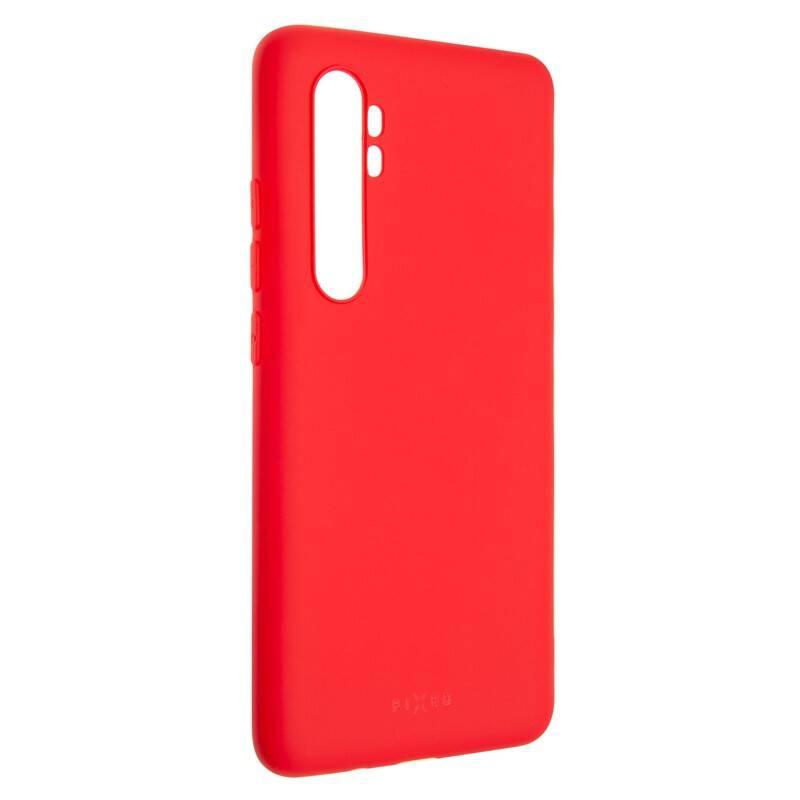 Kryt na mobil FIXED Story na Xiaomi Mi Note 10 Lite červený