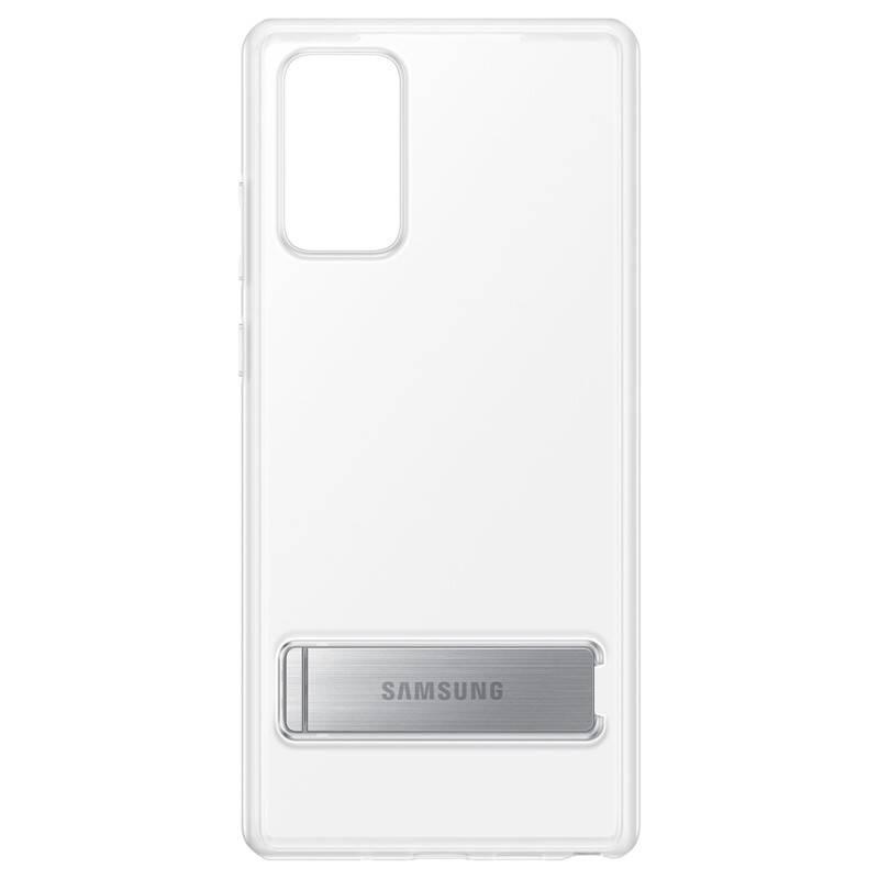 Kryt na mobil Samsung Clear Standing Cover na Galaxy Note20 průhledný
