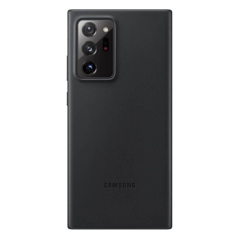 Kryt na mobil Samsung Leather Cover na Galaxy Note20 Ultra černý