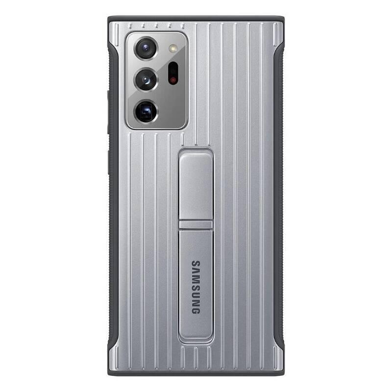 Kryt na mobil Samsung Protective Standing Cover na Galaxy Note20 Ultra stříbrný