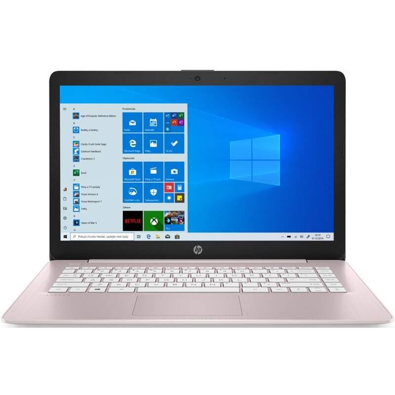 Notebook HP 14-ds0603nc růžový Microsoft 365