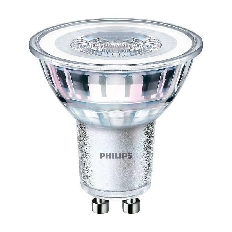 Žárovka LED Philips bodová, 3,5W, GU10, teplá bílá, 3ks, Žárovka, LED, Philips, bodová, 3,5W, GU10, teplá, bílá, 3ks