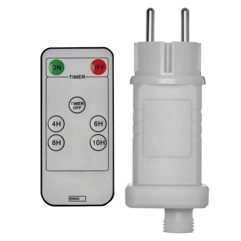 Napájecí adaptér EMOS s dálkovým ovladačem pro spojovací řetězy, až 800 LED, Napájecí, adaptér, EMOS, s, dálkovým, ovladačem, pro, spojovací, řetězy, až, 800, LED