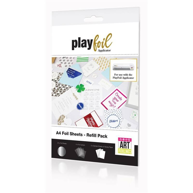 Náhradní fólie ControvARTsial A4 pro PlayFoil - stříbrné