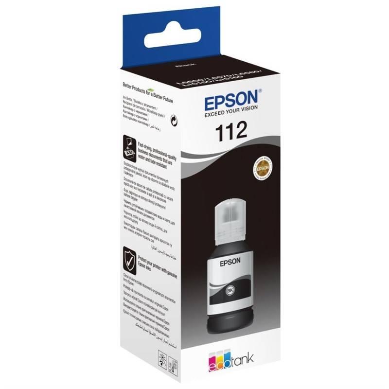Inkoustová náplň Epson 112, 127 ml černá, Inkoustová, náplň, Epson, 112, 127, ml, černá