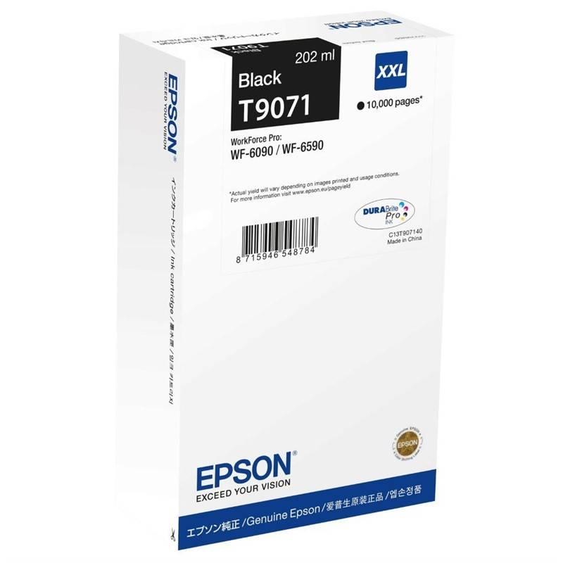 Inkoustová náplň Epson T9071, XXL, 10000 stran černá, Inkoustová, náplň, Epson, T9071, XXL, 10000, stran, černá