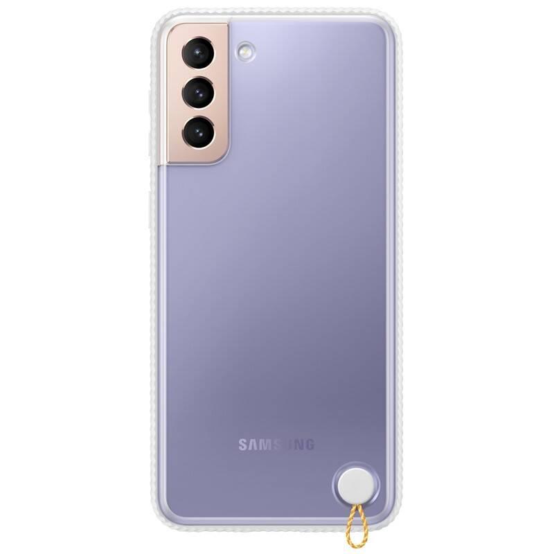 Kryt na mobil Samsung Galaxy S21 bílý průhledný, Kryt, na, mobil, Samsung, Galaxy, S21, bílý, průhledný