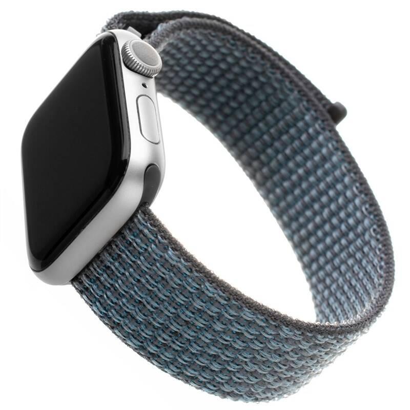 Řemínek FIXED Nylon Strap na Apple Watch 38 mm 40 mm - temně šedý, Řemínek, FIXED, Nylon, Strap, na, Apple, Watch, 38, mm, 40, mm, temně, šedý