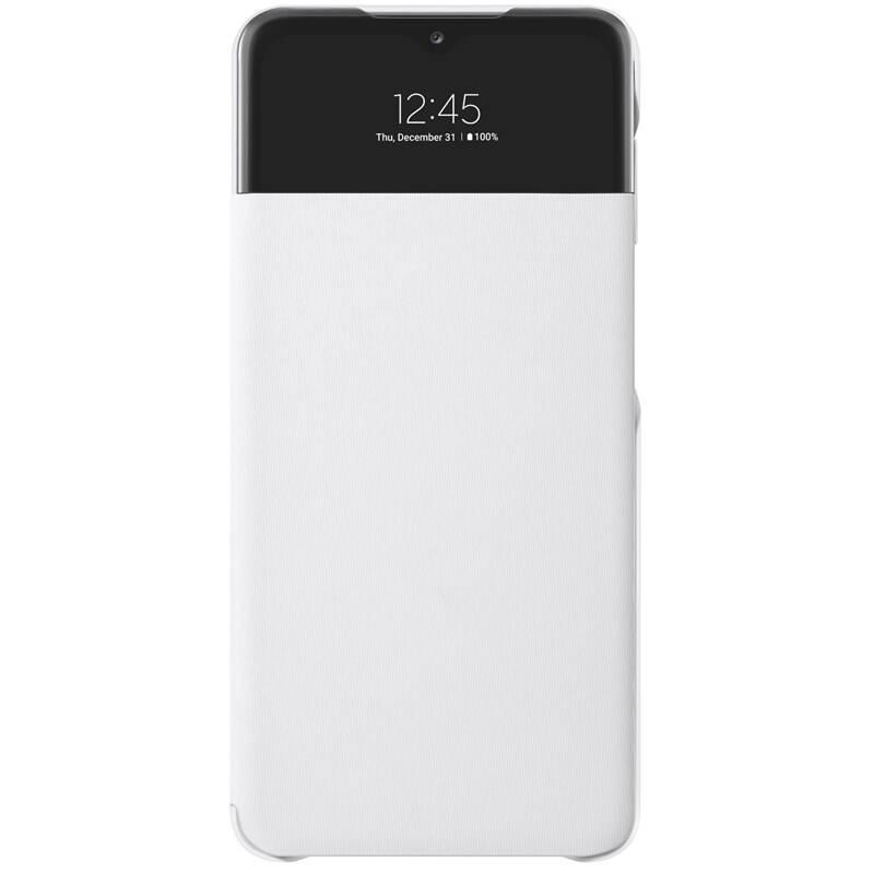 Pouzdro na mobil flipové Samsung S View Wallet Cover na Galaxy A32 5G bílé