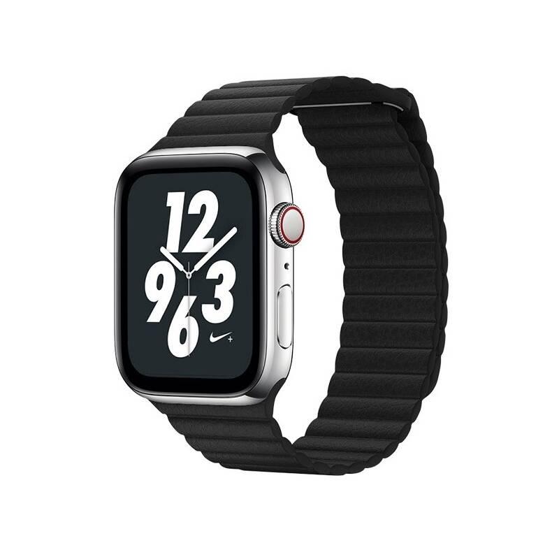 Řemínek COTEetCI Loop Band na Apple Watch 42 44mm, kožený, magnetický černý, Řemínek, COTEetCI, Loop, Band, na, Apple, Watch, 42, 44mm, kožený, magnetický, černý