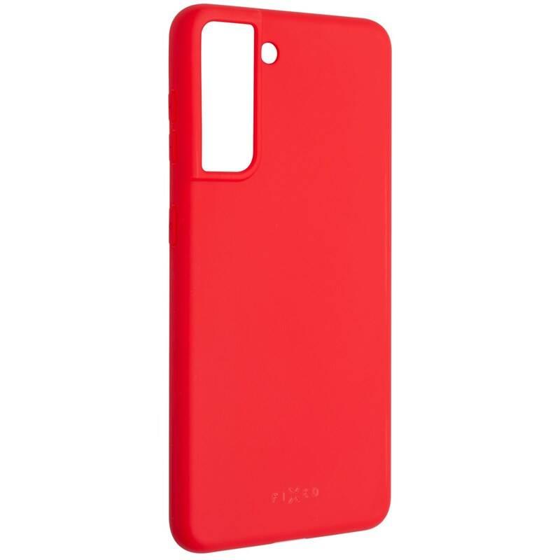 Kryt na mobil FIXED Story na Samsung Galaxy S21 5G červený