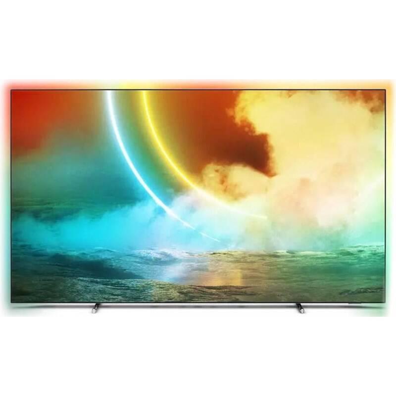 Televize Philips 55OLED705 šedá, Televize, Philips, 55OLED705, šedá