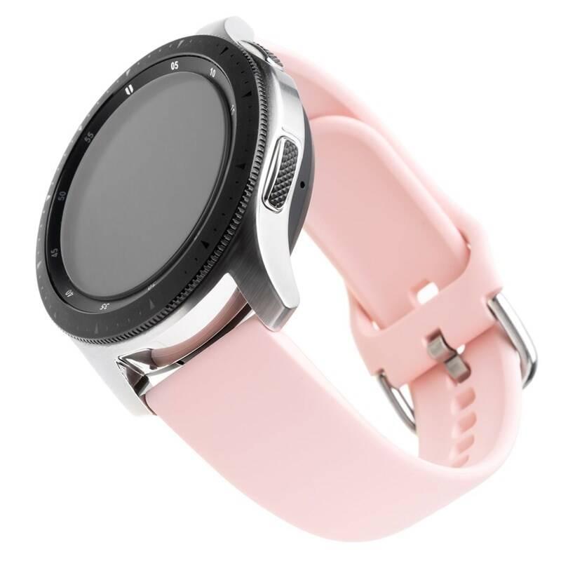 Řemínek FIXED Silicone Strap 22mm na smartwatch růžový, Řemínek, FIXED, Silicone, Strap, 22mm, na, smartwatch, růžový