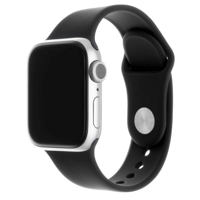 Řemínek FIXED Silicone Strap na Apple Watch 42 mm 44 mm černý