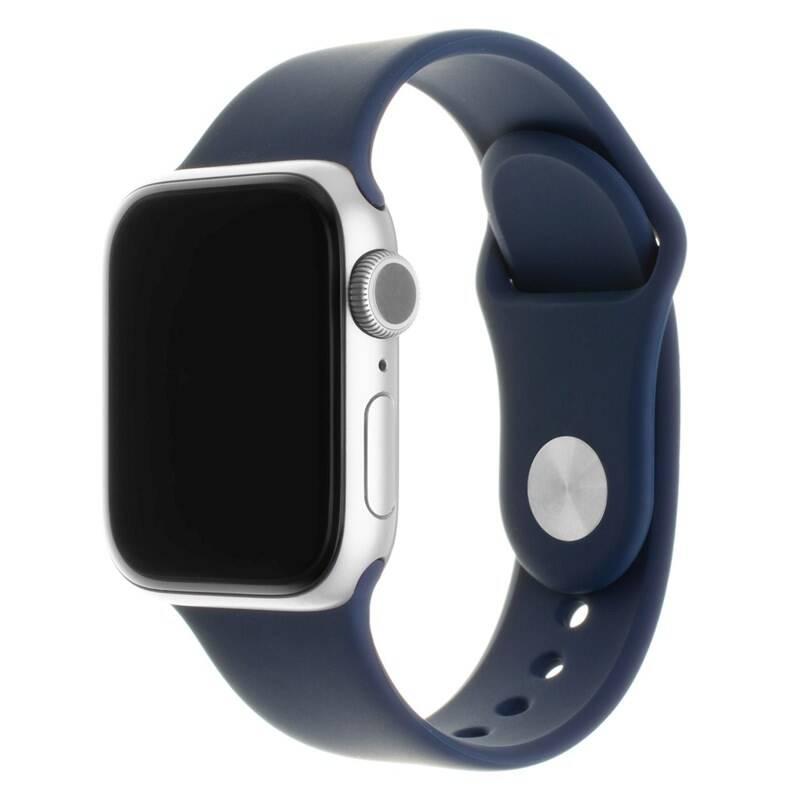 Řemínek FIXED Silicone Strap na Apple Watch 42 mm 44 mm modrý, Řemínek, FIXED, Silicone, Strap, na, Apple, Watch, 42, mm, 44, mm, modrý