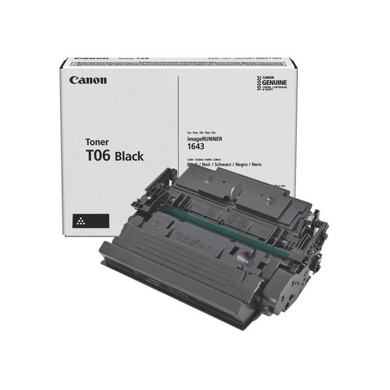 Toner Canon T06, 20500 stran černý, Toner, Canon, T06, 20500, stran, černý