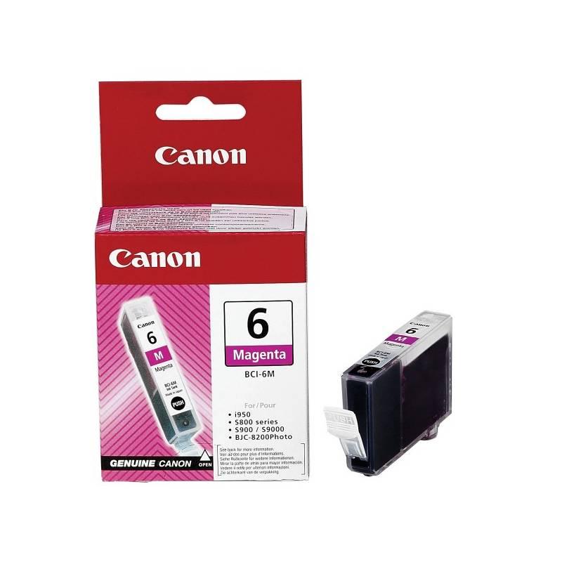 Inkoustová náplň Canon BCI-6M, 210 stran - originální červená, Inkoustová, náplň, Canon, BCI-6M, 210, stran, originální, červená