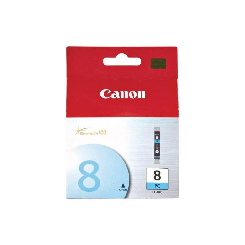 Inkoustová náplň Canon CLI-8PC, 850 stran - originální modrá