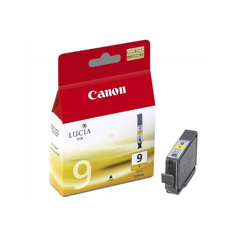 Inkoustová náplň Canon PGI-9Y, 930 stran - originální žlutá, Inkoustová, náplň, Canon, PGI-9Y, 930, stran, originální, žlutá
