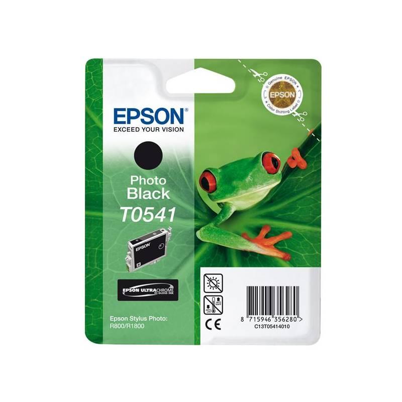 Inkoustová náplň Epson T0541, 13ml - originální černá, Inkoustová, náplň, Epson, T0541, 13ml, originální, černá