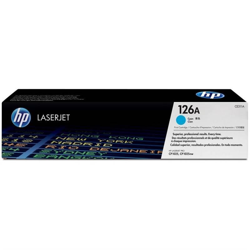 Toner HP CE311A, 1K stran - originální modrá