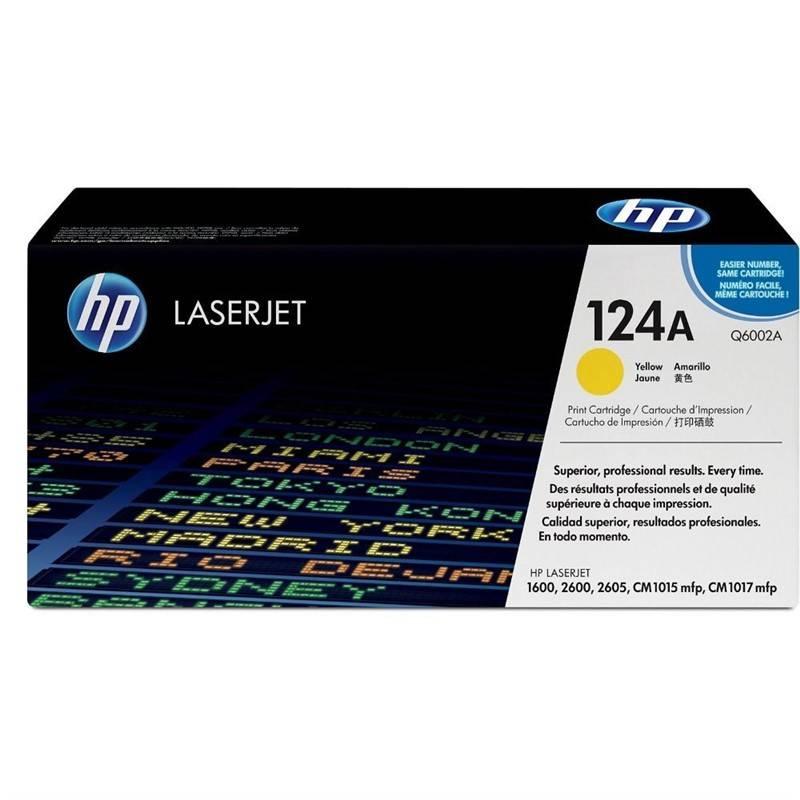 Toner HP Q6002A, 2K stran - originální žlutá