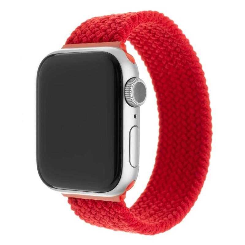 Řemínek FIXED Nylon Strap na Apple Watch 38 40mm, velikost L červený, Řemínek, FIXED, Nylon, Strap, na, Apple, Watch, 38, 40mm, velikost, L, červený