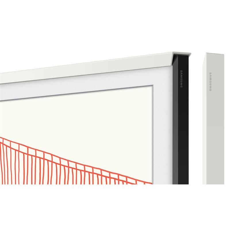 Výměnný rámeček Samsung pro Frame TV s úhlopříčkou 65" , Zkosený design bílý