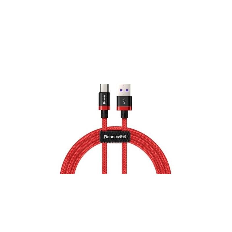 Kabel Baseus HW Flash Charge USB USB-C, 40W, 1m červený, Kabel, Baseus, HW, Flash, Charge, USB, USB-C, 40W, 1m, červený