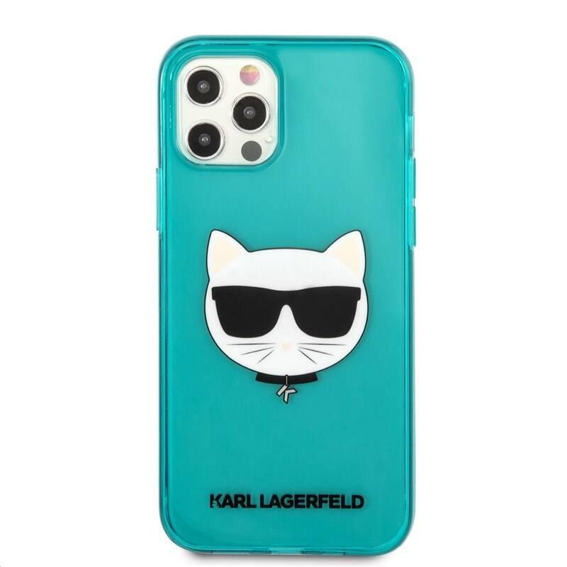 Kryt na mobil Karl Lagerfeld Choupette Head na Apple iPhone 12 12 Pro modrý, Kryt, na, mobil, Karl, Lagerfeld, Choupette, Head, na, Apple, iPhone, 12, 12, Pro, modrý