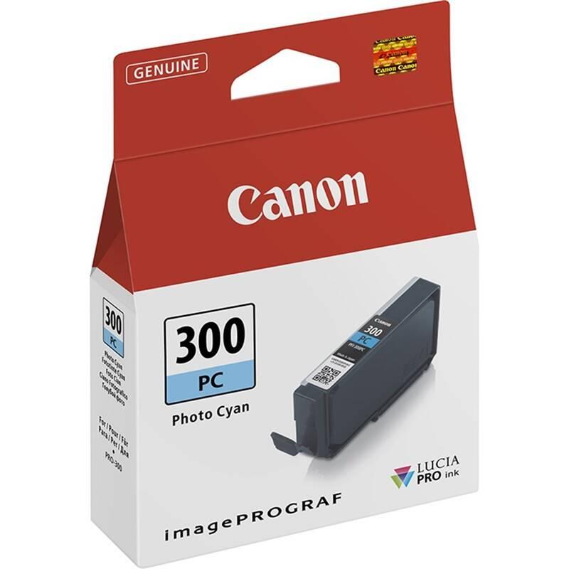 Inkoustová náplň Canon PFI-300, 14,4 ml, Foto modrá, Inkoustová, náplň, Canon, PFI-300, 14,4, ml, Foto, modrá
