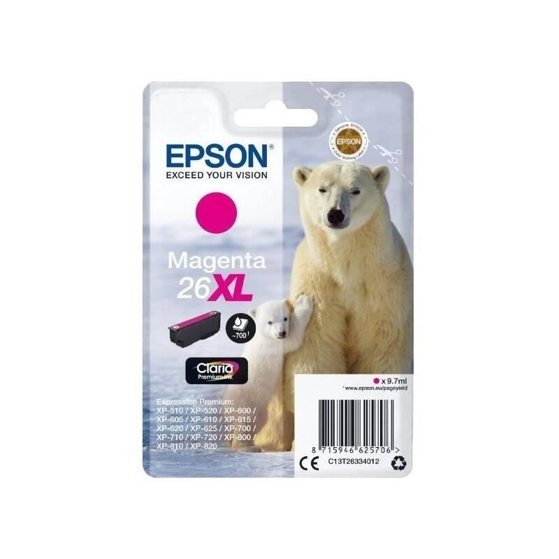 Inkoustová náplň Epson 26XL, 700 stran