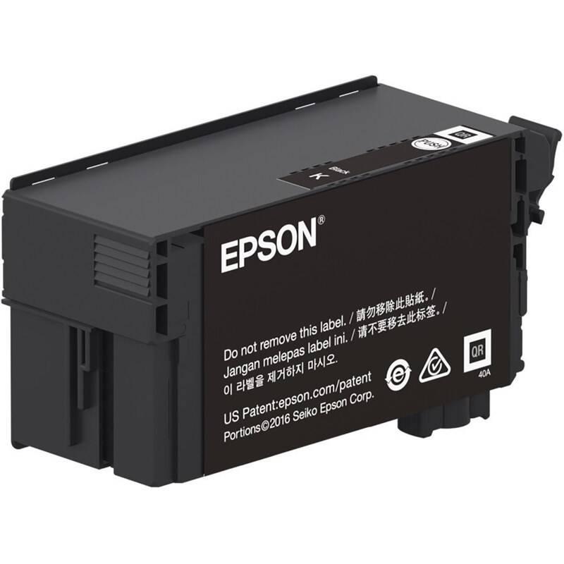 Inkoustová náplň Epson UltraChrome XD2 T40D140, 80 ml černá