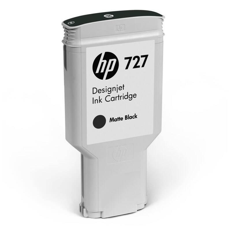 Inkoustová náplň HP 727, 300ml - matná černá