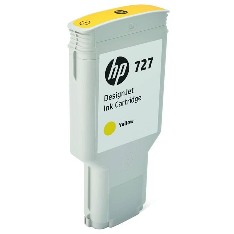 Inkoustová náplň HP 727, 300ml žlutá, Inkoustová, náplň, HP, 727, 300ml, žlutá