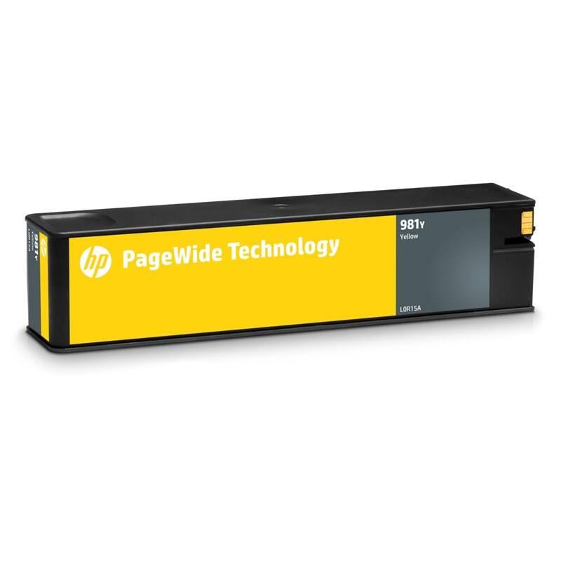 Inkoustová náplň HP 981Y, 16 000 stran žlutá