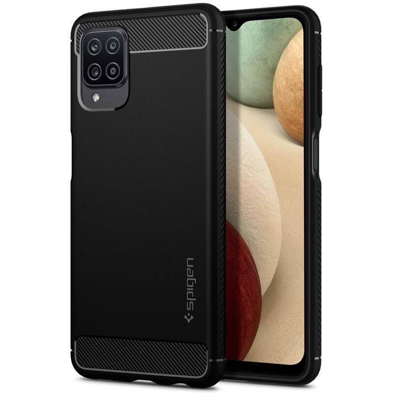 Kryt na mobil Spigen Rugged Armor na Samsung Galaxy A12 černý, Kryt, na, mobil, Spigen, Rugged, Armor, na, Samsung, Galaxy, A12, černý