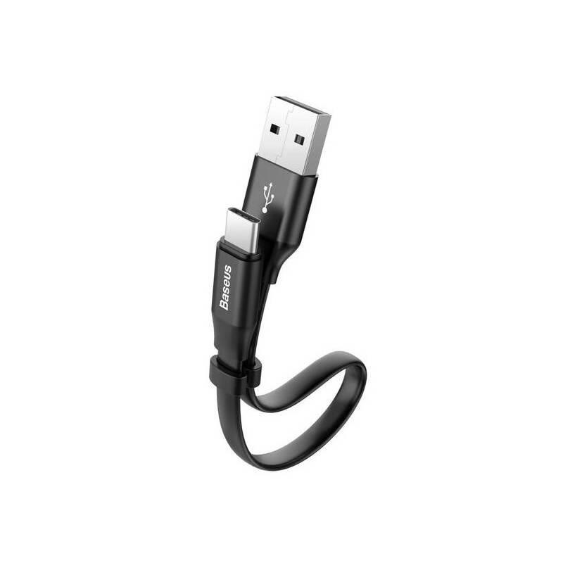 Kabel Baseus Nimble Series USB USB-C, 23cm černý