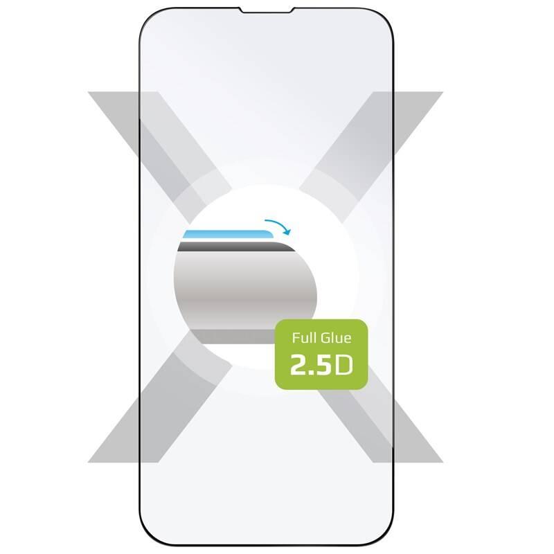 Tvrzené sklo FIXED Full-Cover na Apple iPhone 13 Mini černé