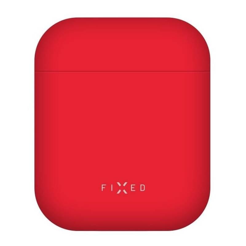 Pouzdro FIXED Silky pro Apple Airpods červené