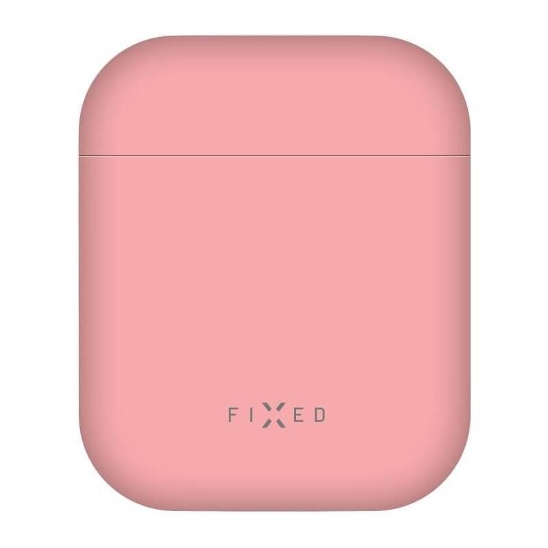 Pouzdro FIXED Silky pro Apple Airpods růžové, Pouzdro, FIXED, Silky, pro, Apple, Airpods, růžové