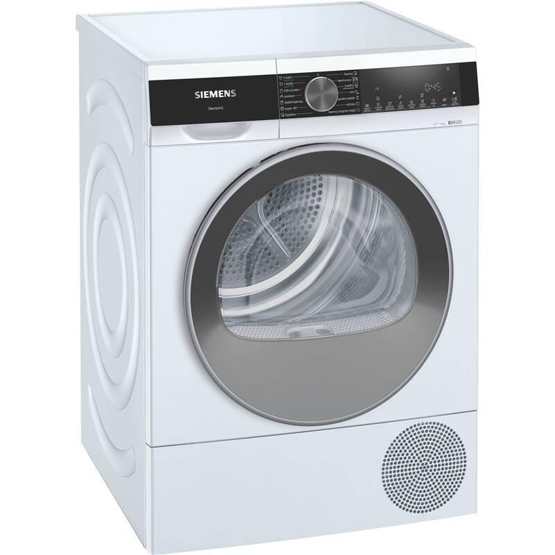 Sušička prádla Siemens iQ500 WQ33G2A0CS bílá, Sušička, prádla, Siemens, iQ500, WQ33G2A0CS, bílá