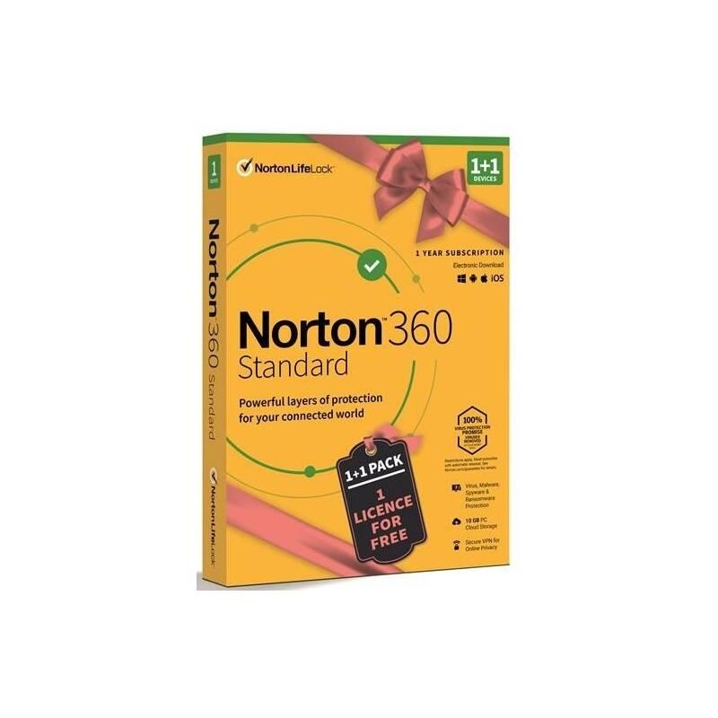 Software Norton 360 STANDARD 10GB CZ 1 uživatel 1 zařízení 12 měsíců 1 1 ZDARMA