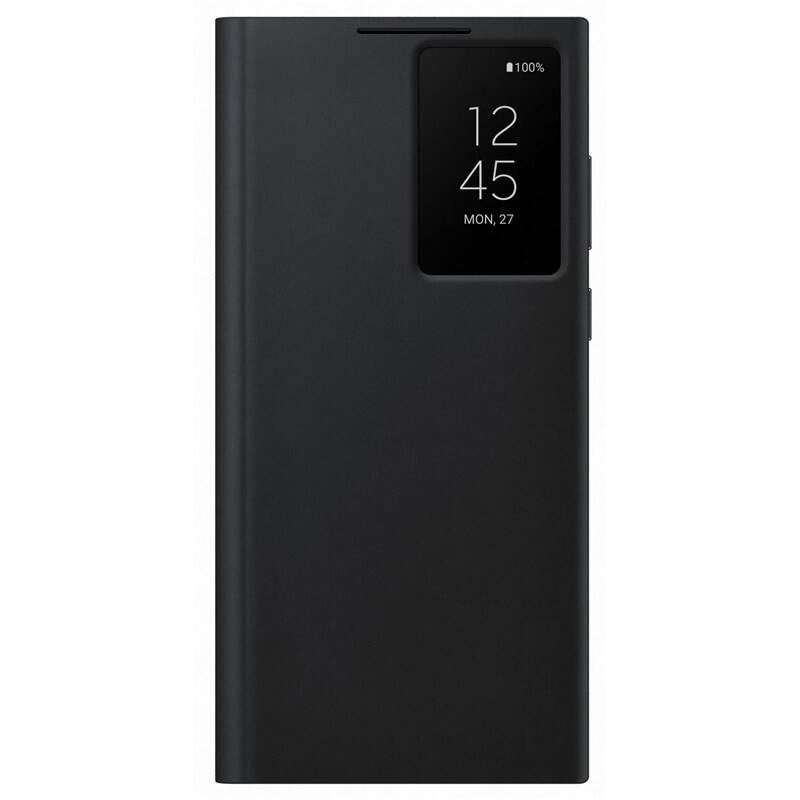 Pouzdro na mobil flipové Samsung Clear View na Galaxy S22 Ultra černé