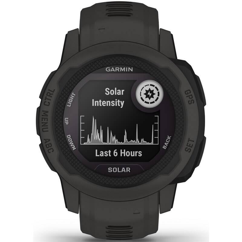 GPS hodinky Garmin Instinct 2S Solar - Graphite, GPS, hodinky, Garmin, Instinct, 2S, Solar, Graphite