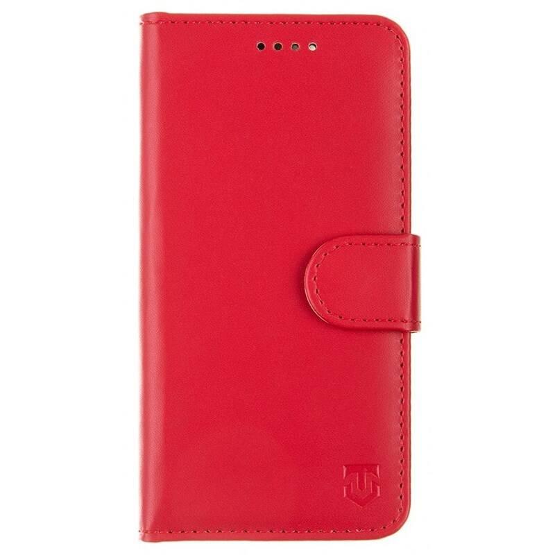 Pouzdro na mobil flipové Tactical Field Notes na Xiaomi Redmi Note 9 červené