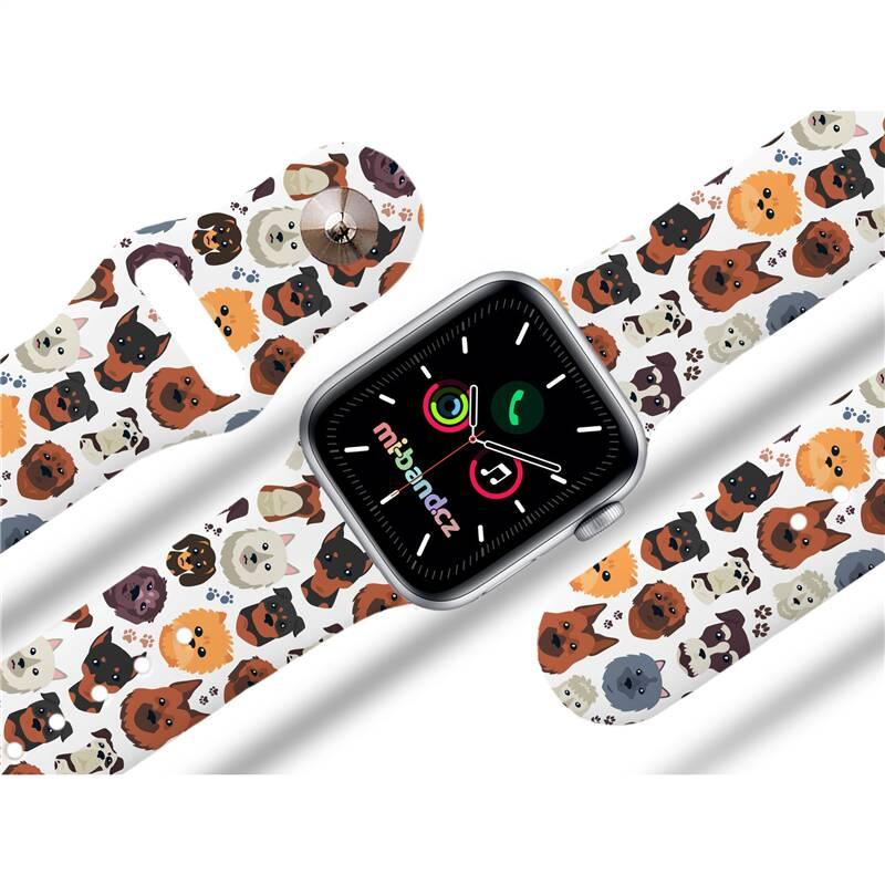 Řemínek Mi-Band na Apple Watch 38 40 41 mm - motiv Hafani, bílý, Řemínek, Mi-Band, na, Apple, Watch, 38, 40, 41, mm, motiv, Hafani, bílý