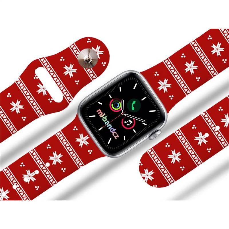 Řemínek Mi-Band na Apple Watch 38 40 41 mm - Vánoční motiv