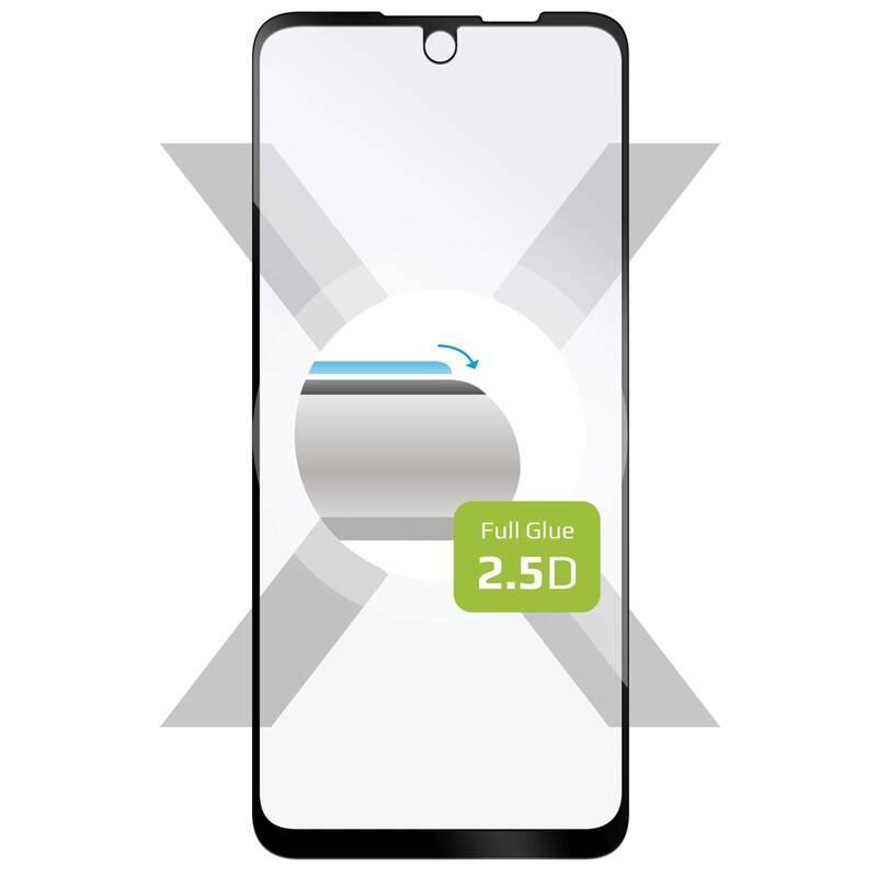 Tvrzené sklo FIXED Full-Cover na Motorola Moto G71 černé