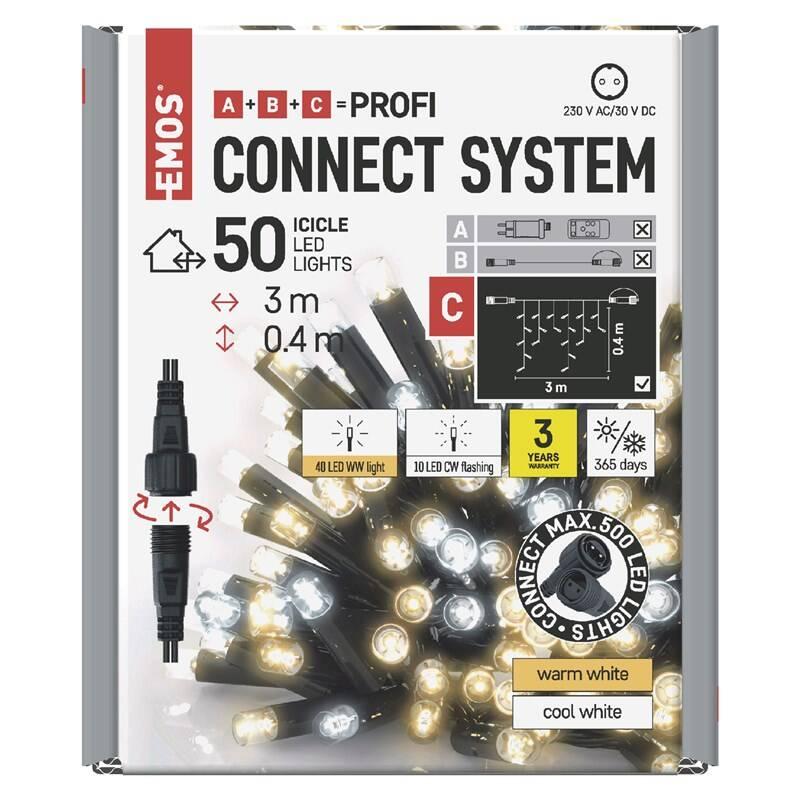 Spojovací řetěz EMOS 50 LED Profi